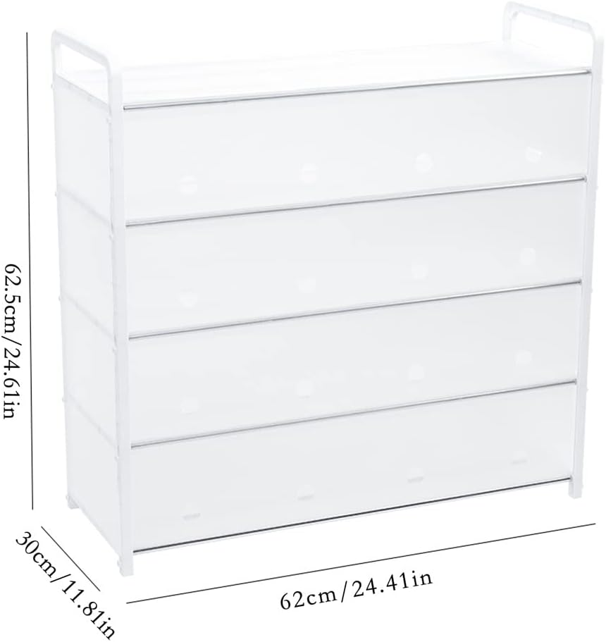 Sapateira Organizadora 6 Níveis com Portas Translúcidas
