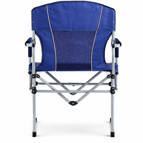 Cadeira de Praia Lazer Dobrável com Braço para Bebidas Lateral Super Reforçada