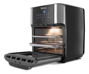 Fritadeira Elérica Air Fryer Oven Philco Pfr2200 12 litros 4 Em 1 1800w Cor Preta