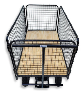 Carrinho Plataforma Com Grade Móvel Profissional Rolwes