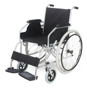 Cadeira De Rodas Dobrável Compacta em Aço Carbono até 120 Kg D100 Dellamed