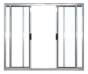 Janela Vitro 4folhas 1,00x1,20 Aluminio S\g Brilhante Oferta