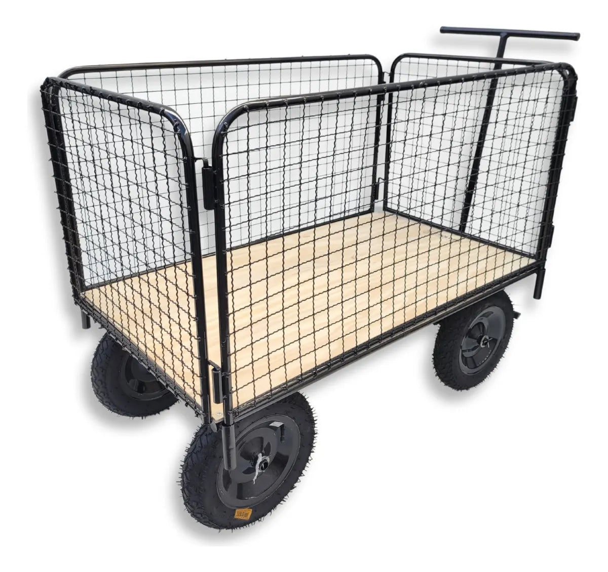 Carrinho Plataforma Com Grade Móvel Profissional Rolwes