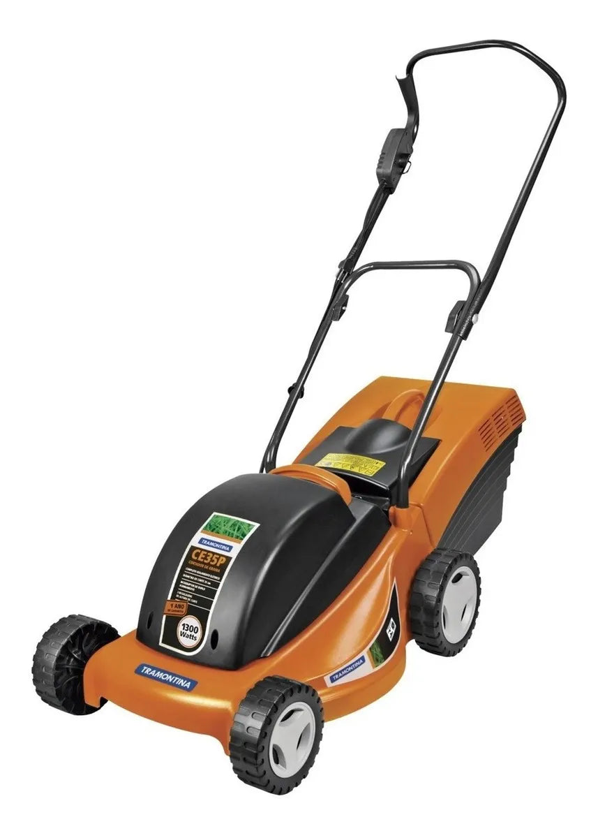 Cortador De Grama Elétrico Tramontina 1300w Cor Laranja/Preto