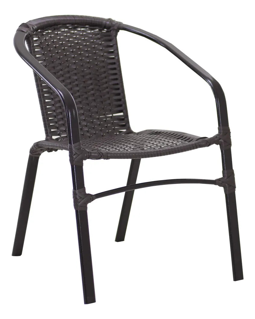 Jogo Cadeiras E Mesa Tampo Alumínio Piscina Área