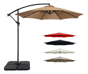 Ombrelone Guarda Sol Praia Jardim Lateral 3 Metros Com Base