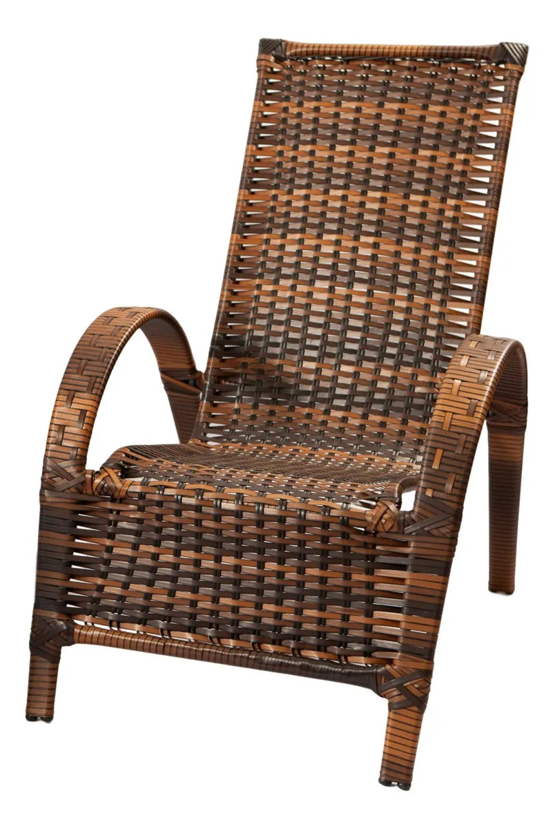 Cadeira Poltrona Varanda Fibra Sintética- Kit C/ 4 + Mesinha