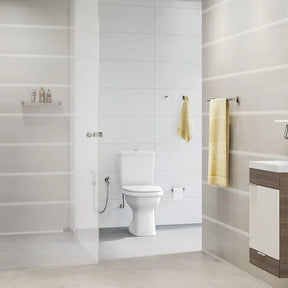 Kit Bacia Celite Com Caixa Acoplada Completo Like Branco