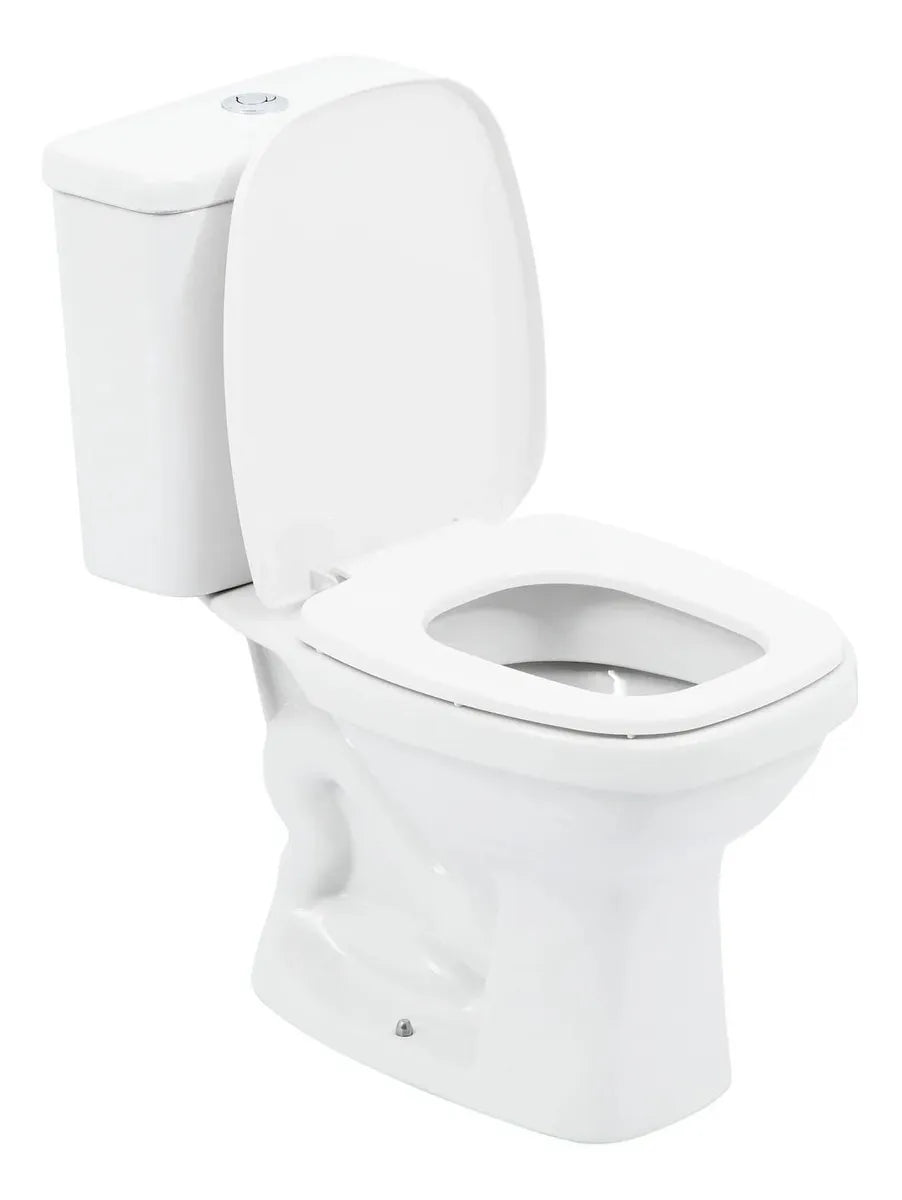 Kit Bacia Celite Com Caixa Acoplada Completo Like Branco