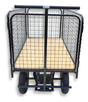 Carrinho Plataforma Com Grade Móvel Profissional Rolwes