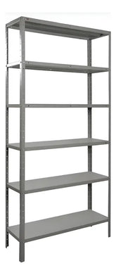 Estante Armário Prateleira de Aço 6 Bandeja Organizador Multiuso preta suporta 150kg 198cm x 90cm x 28cm