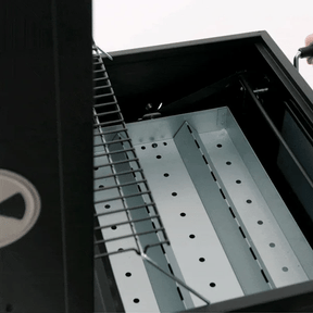 Churrasqueira Centaurus a Bafo Carvão 108x112cm Beta II Naterial