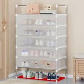 Sapateira Organizadora 6 Níveis com Portas Translúcidas