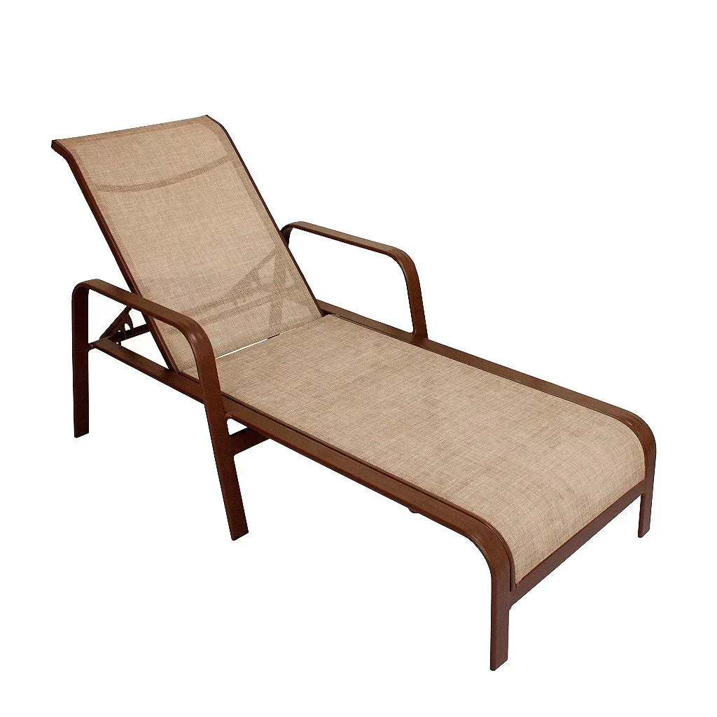 Kit Lótus Premium Completo 01 Mesa Ripada De 1.00m + 04 Cadeiras+ 01 Ombrelone + 02 Espreguiçadeiras+ Mesinha Lateral